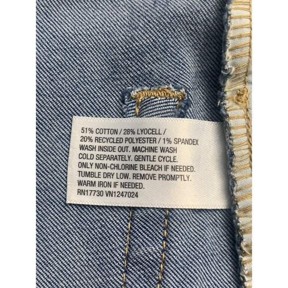 Wild Fables Womens High Rise Casual Blue Flared Denim Jeans Size 0/XS - Picture 13 of 14